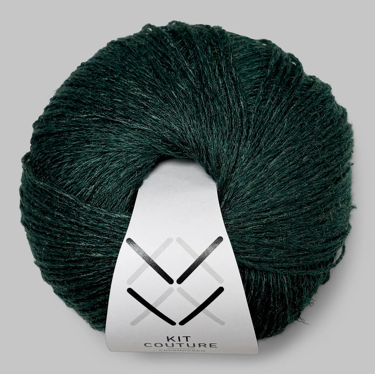Silk Linen: Mørkegrøn (13576)