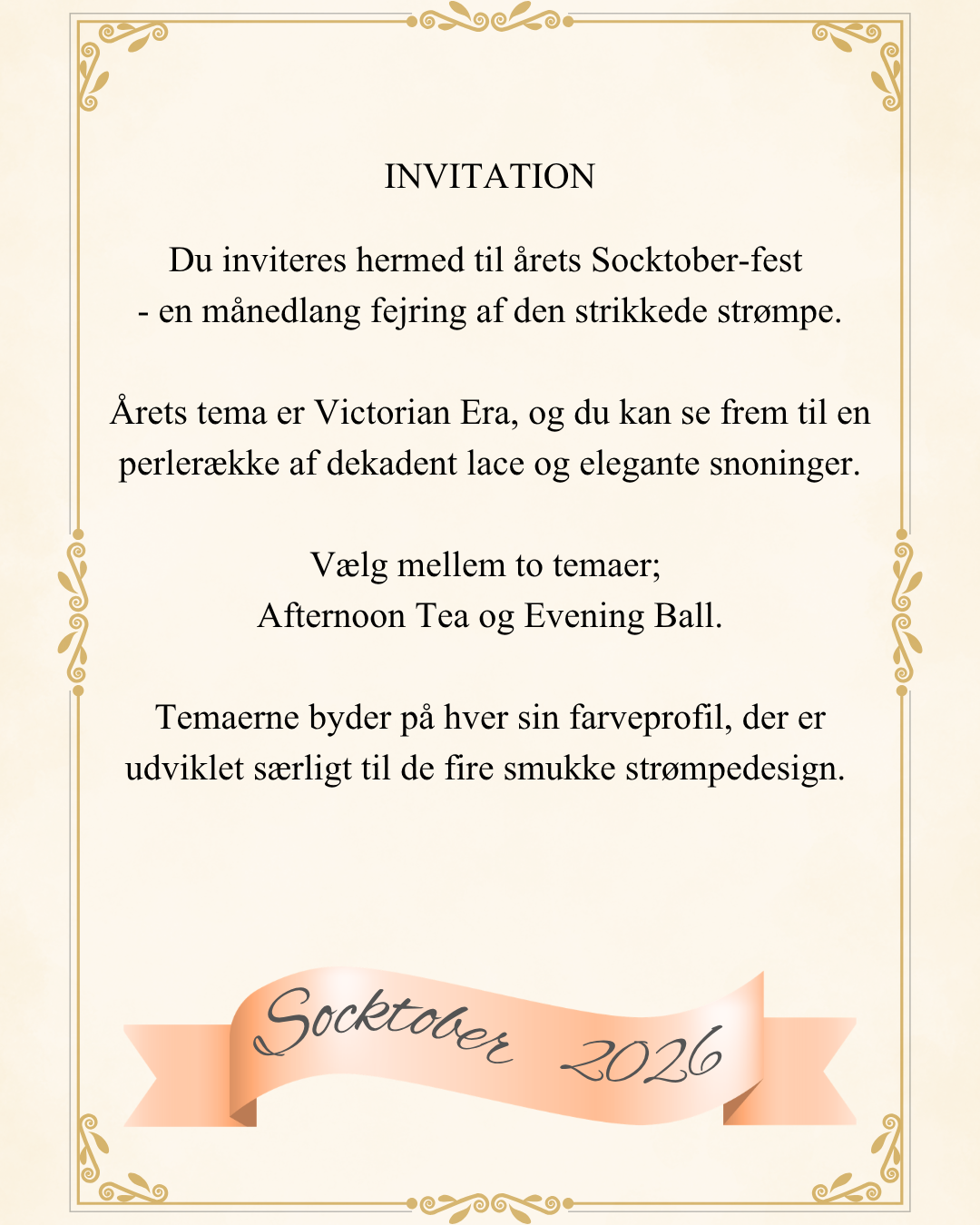 Socktober 2026-pakken