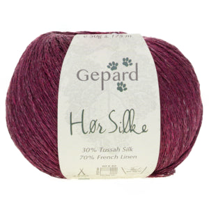 Hør Silke: Dark Plum (470)