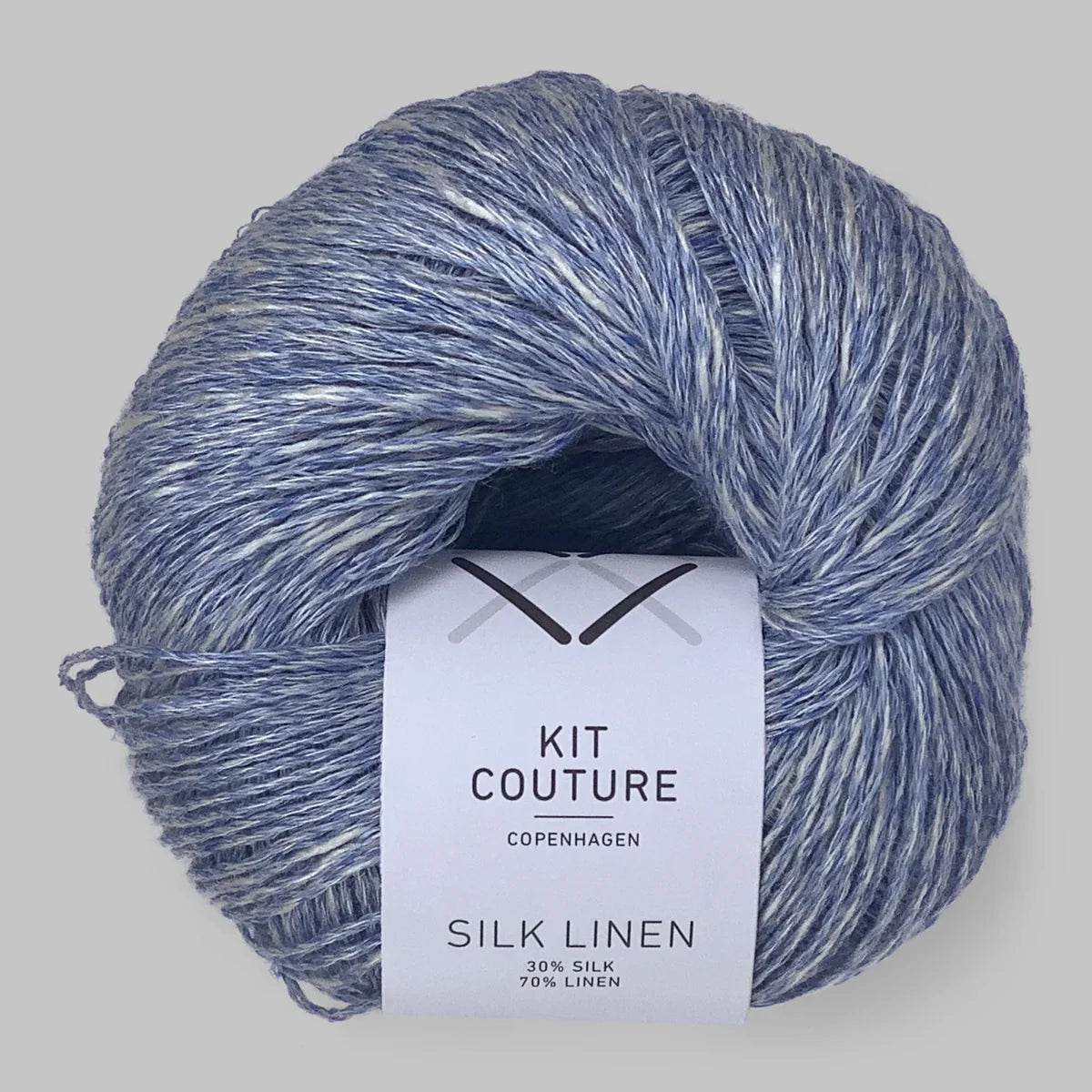 Silk Linen: Blå (5843)