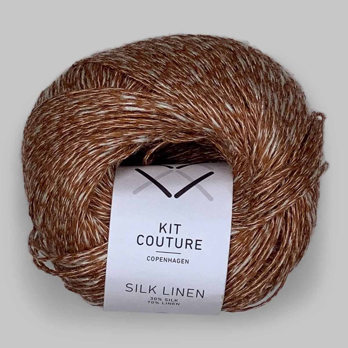 Silk Linen: Cognac (5846)