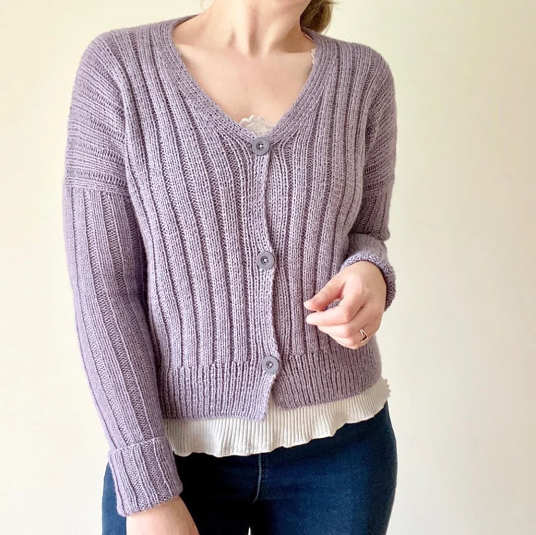 Basic Rib Cardigan