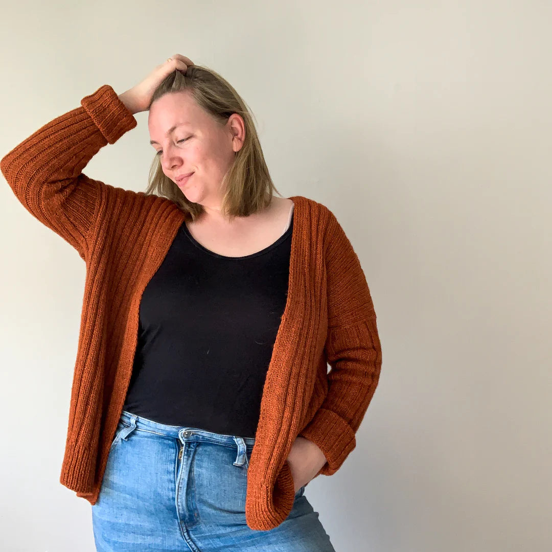 Basic Rib Cardigan