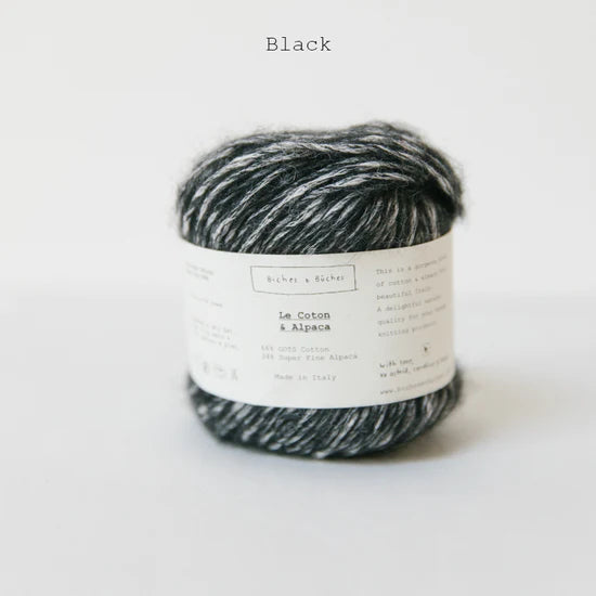 Le Coton & Alpaca: Black