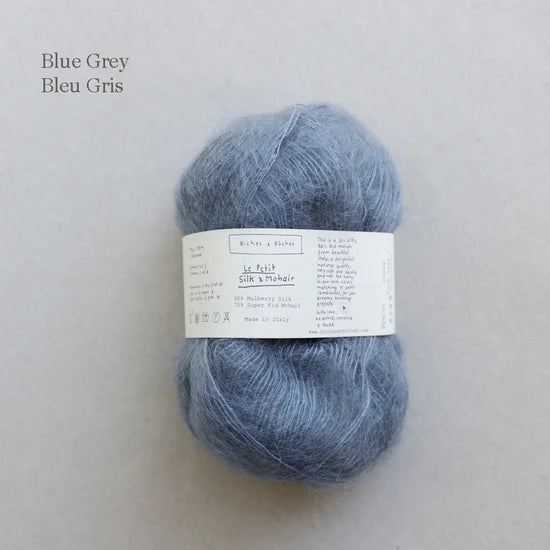 Le Petit Silk & Mohair: Blue Grey