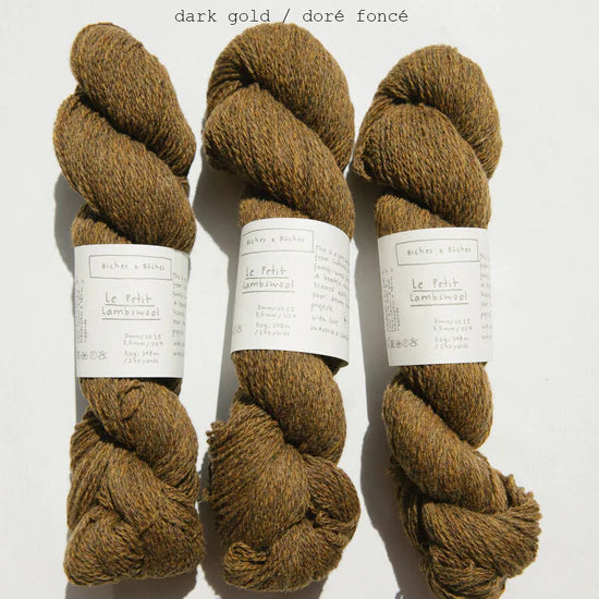 Le Petit Lambswool: Dark Gold