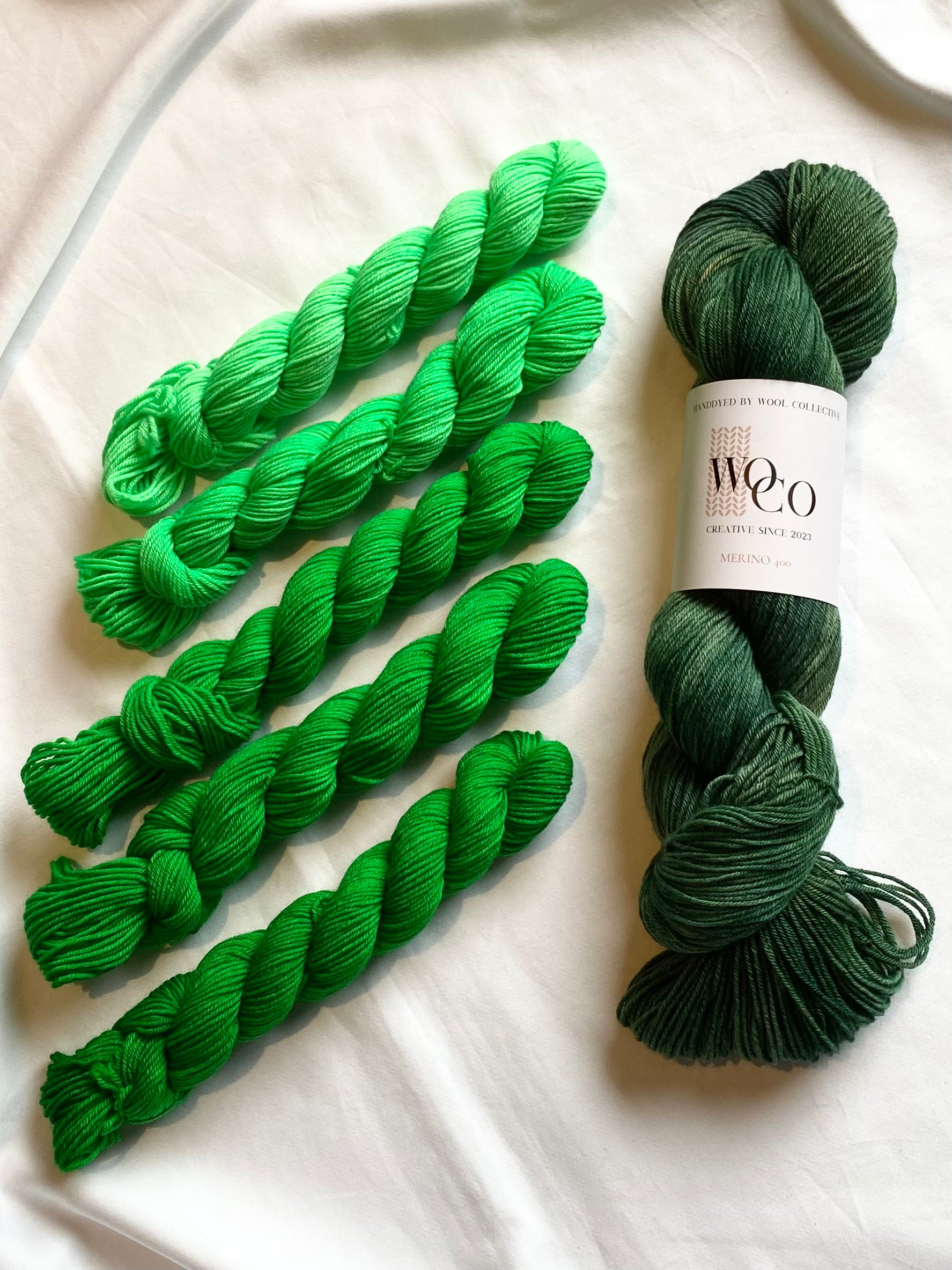 Kit til Midsommersjalet: Green Green Grass