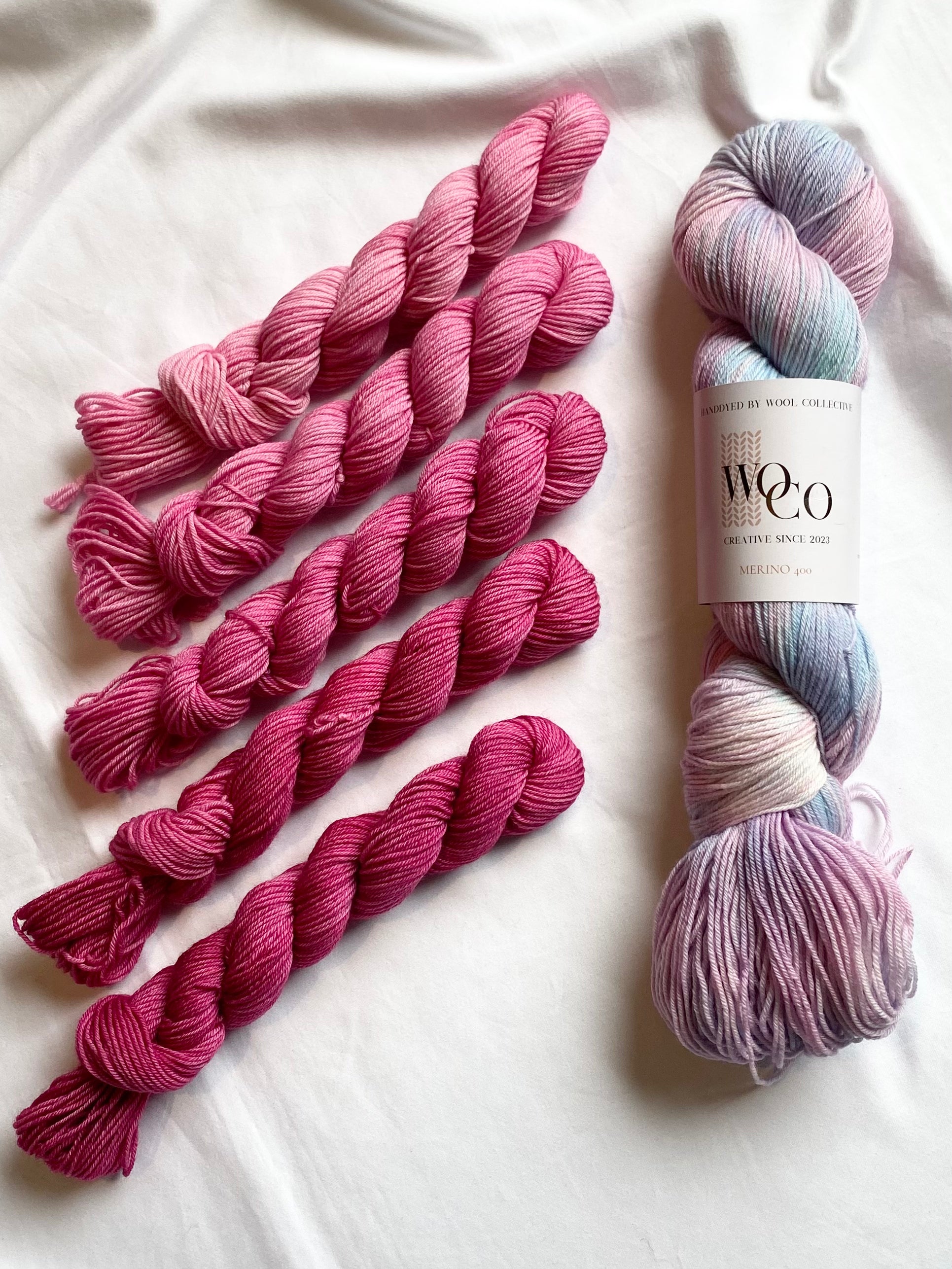 Kit til Midsommersjalet: Raspberry Beret