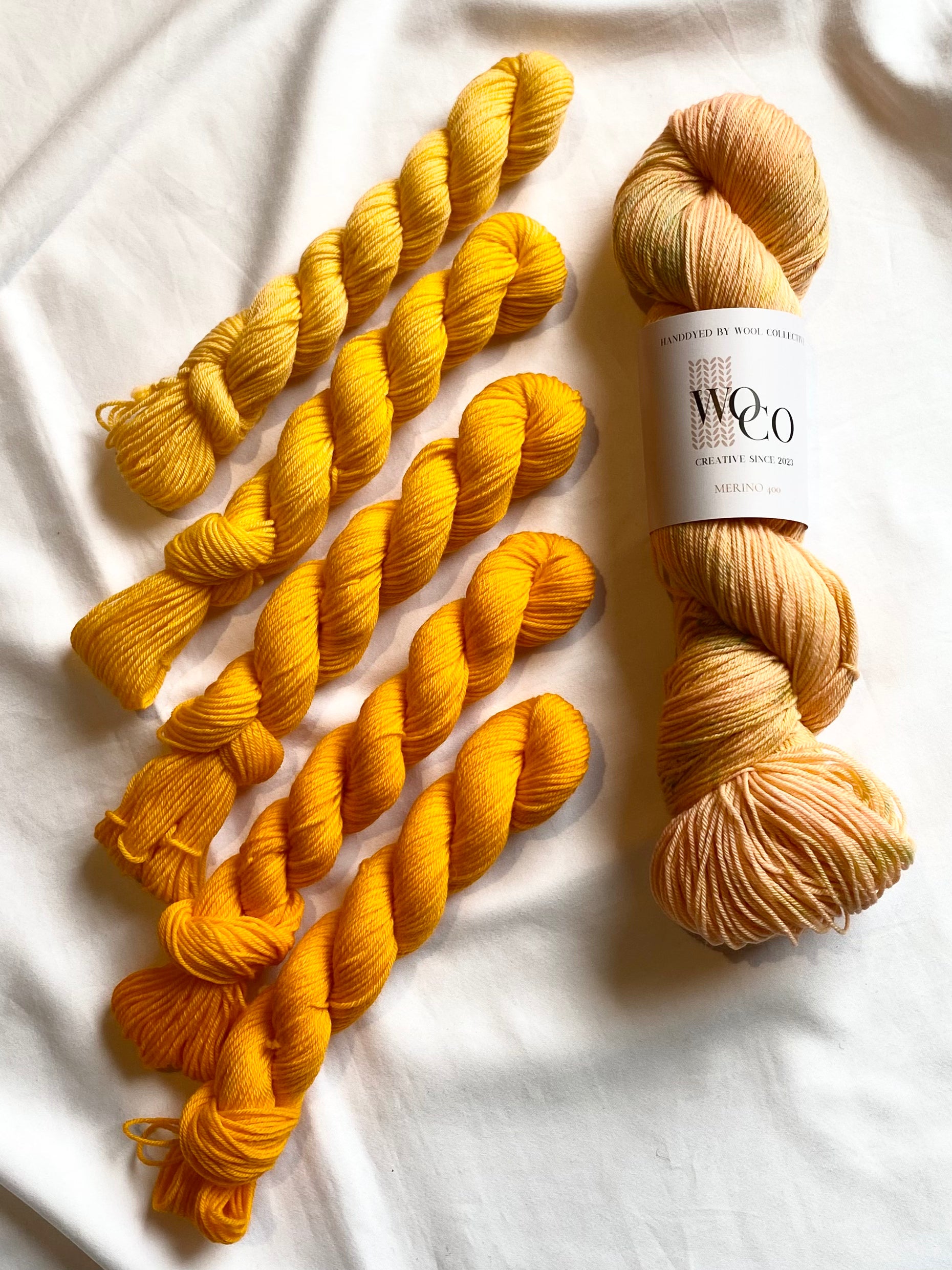 Kit til Midsommersjalet: Orange Crush