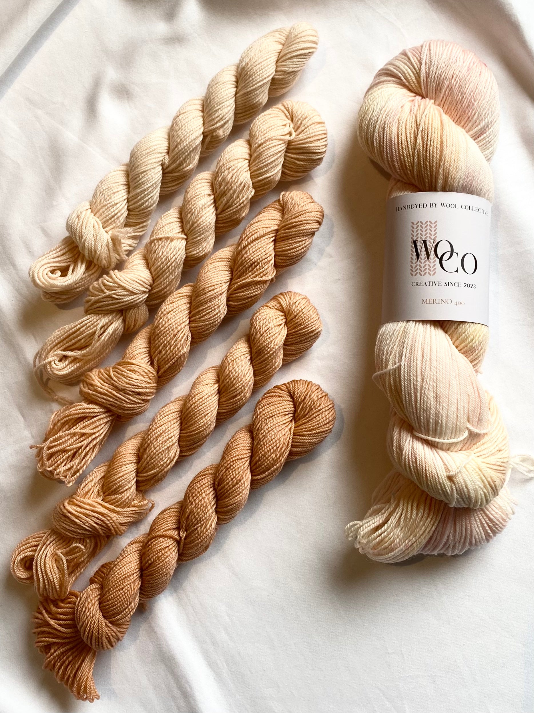Kit til Midsommersjalet: Peach Pit
