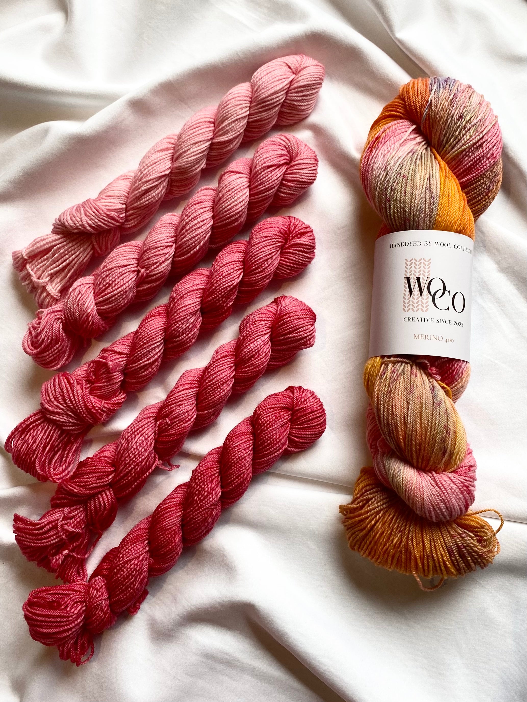 Kit til Midsommersjalet: Pretty In Pink