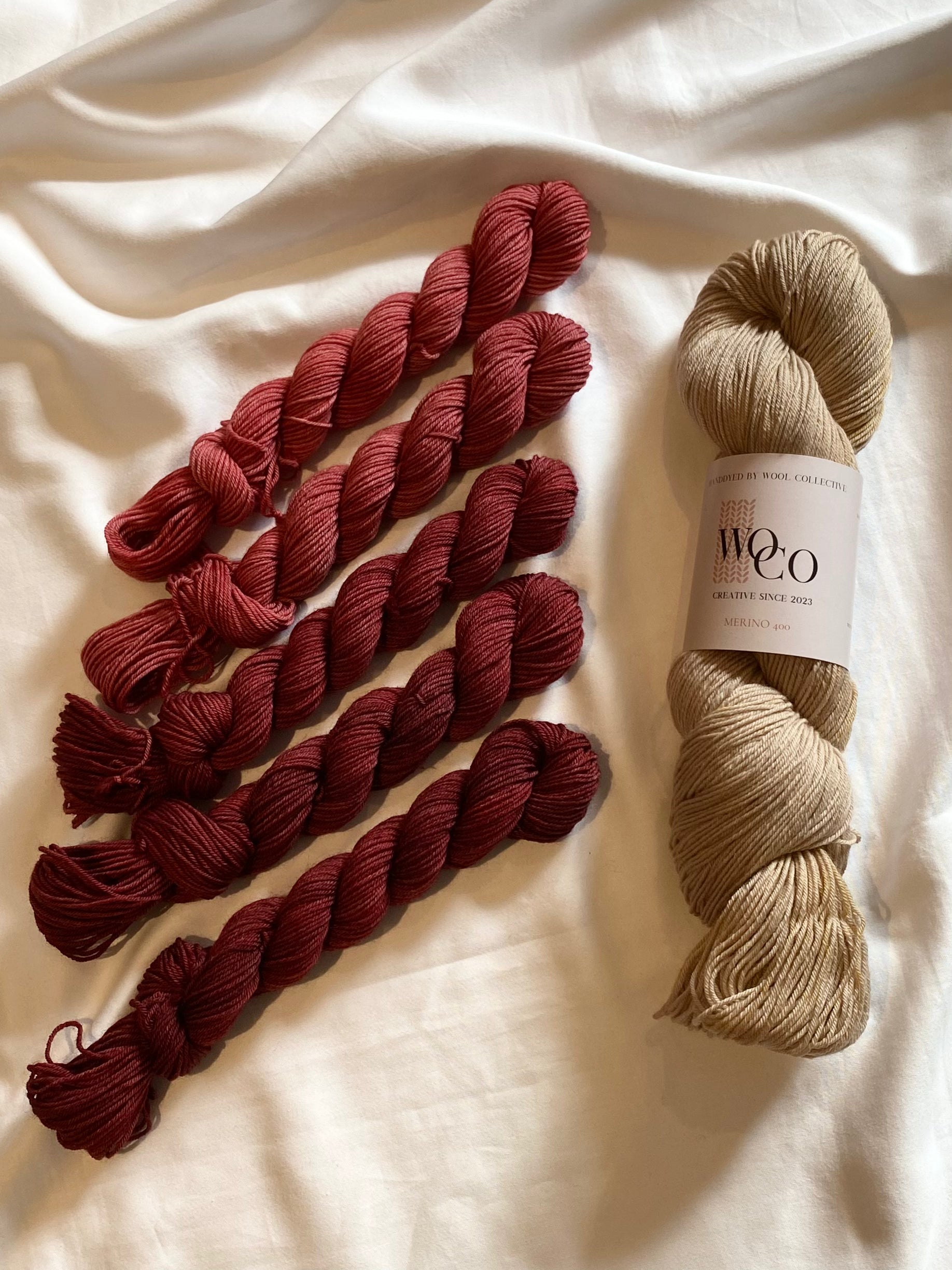 Kit til The WoCo Top: Red Red Wine + Beige