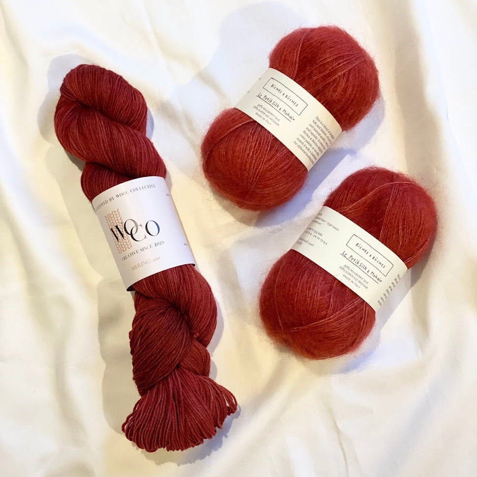 Kit til The WoCo Scarf: Bloody Mary