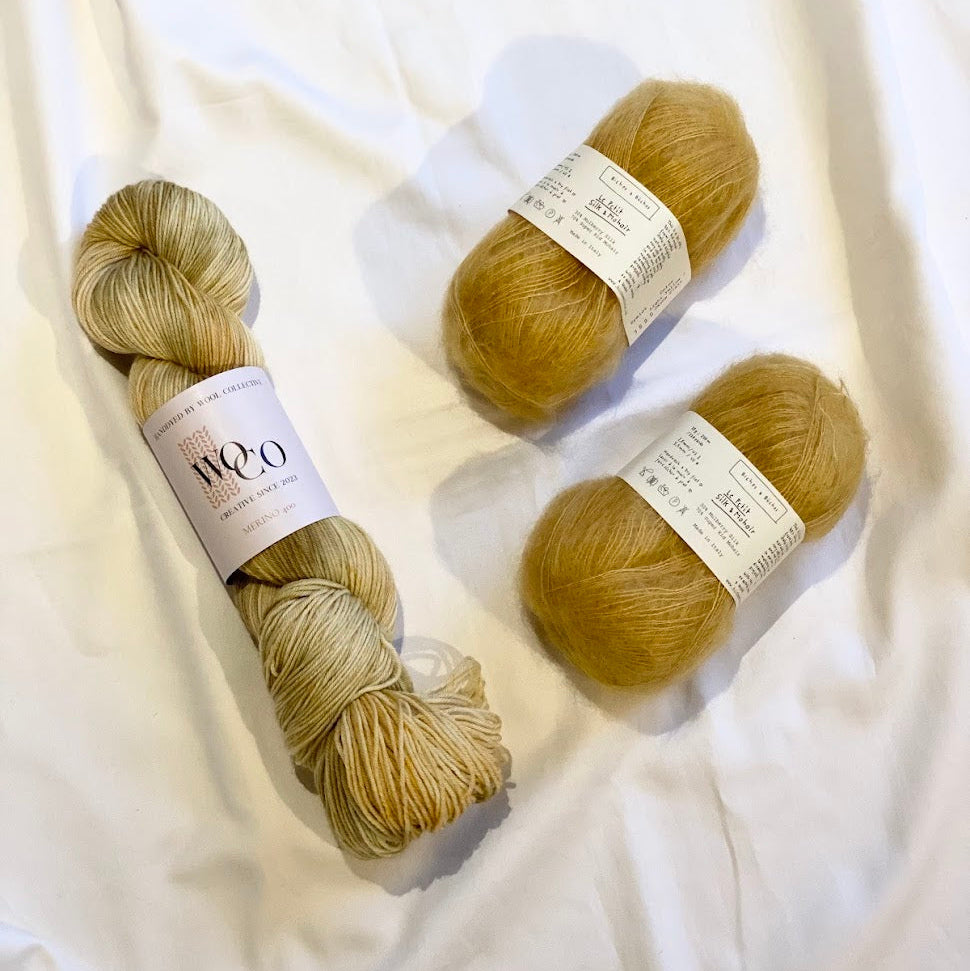 Kit til The WoCo Scarf: Golden Goldie