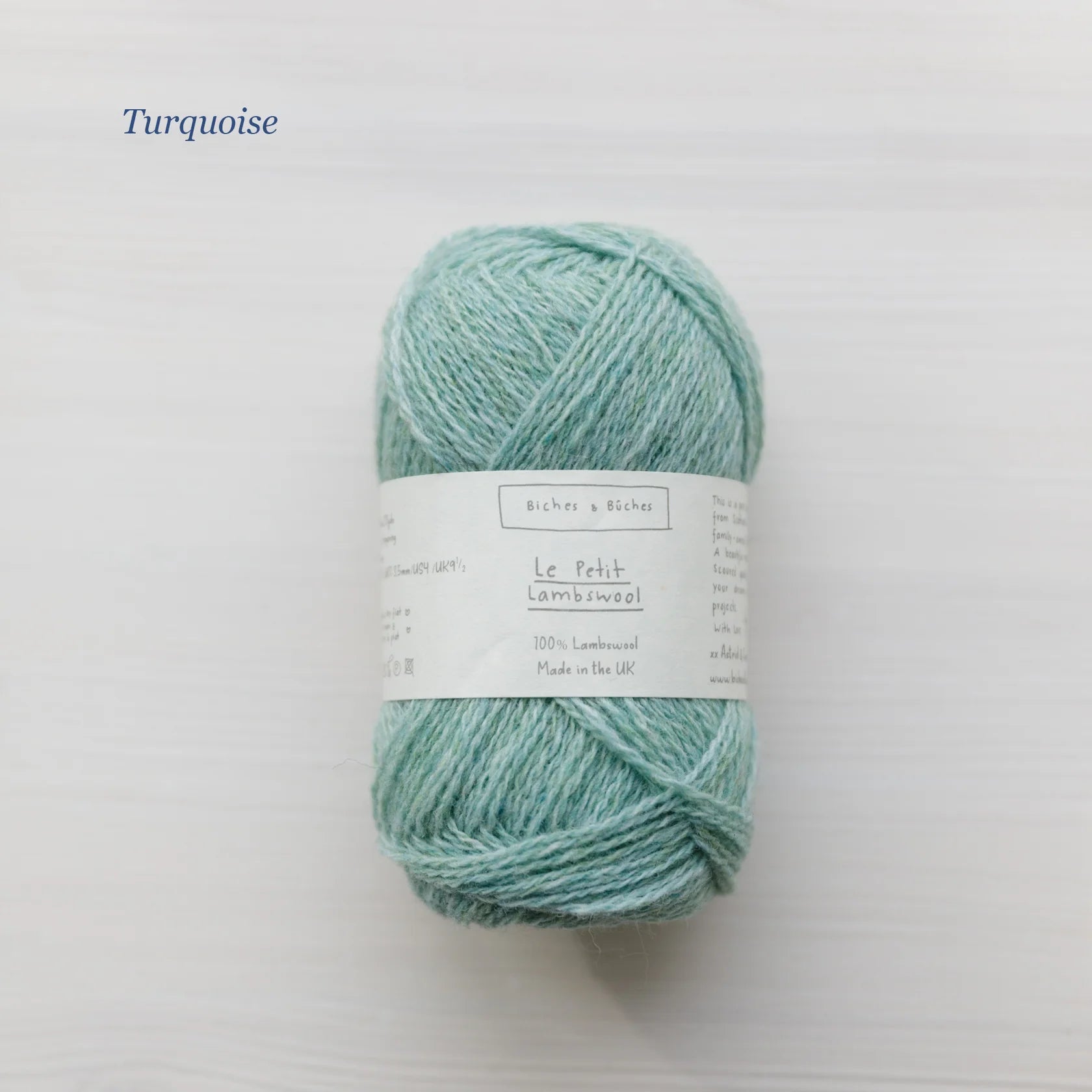 Le Petit Lambswool: Turquoise