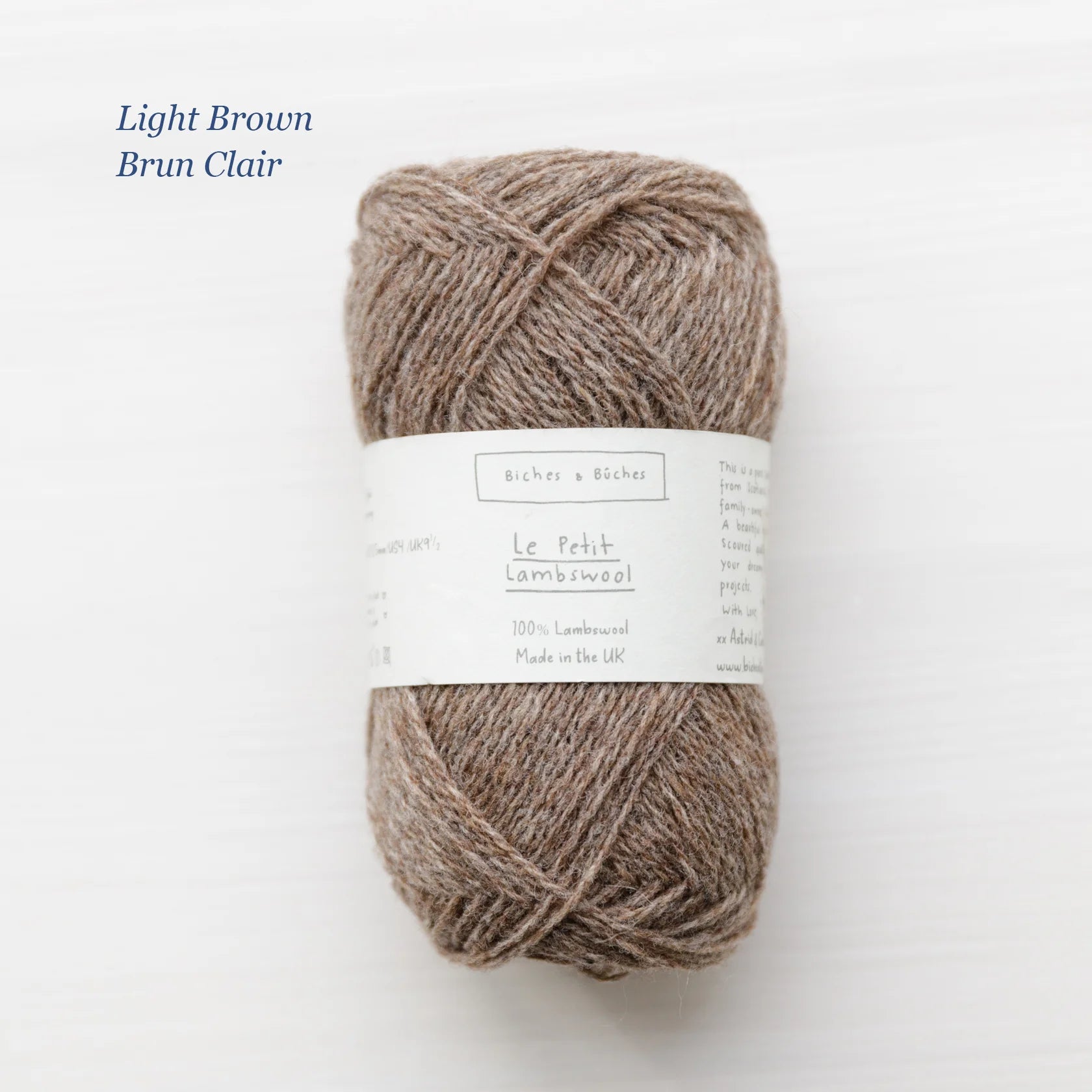 Le Petit Lambswool: Light Brown