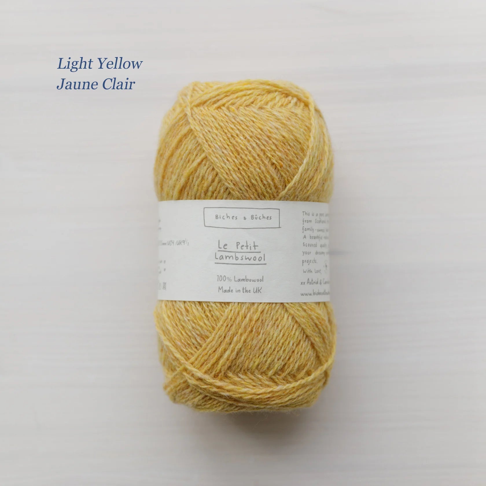 Le Petit Lambswool: Light Yellow