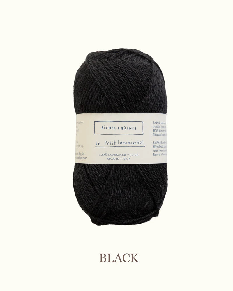 Le Petit Lambswool: Black