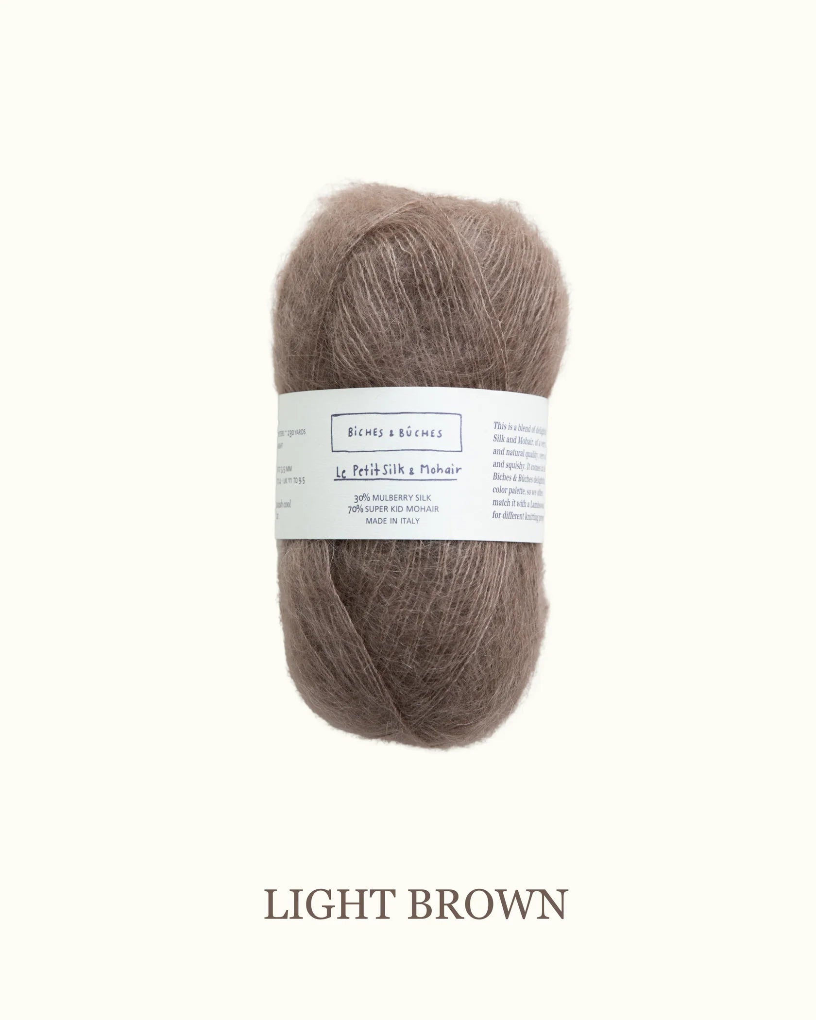 Le Petit Silk & Mohair: Light Brown