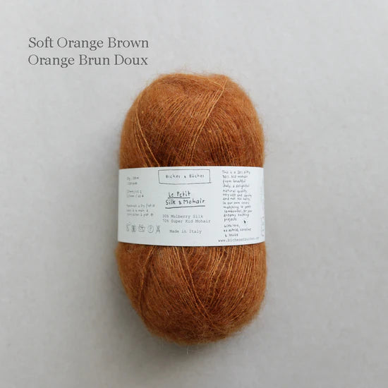 Le Petit Silk & Mohair: Soft Orange Brown