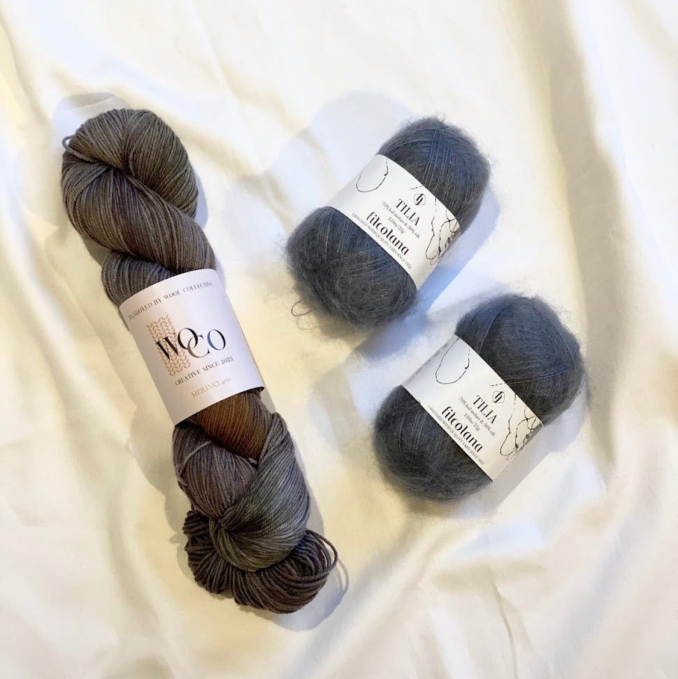 Kit til The WoCo Scarf: Stormy Stella