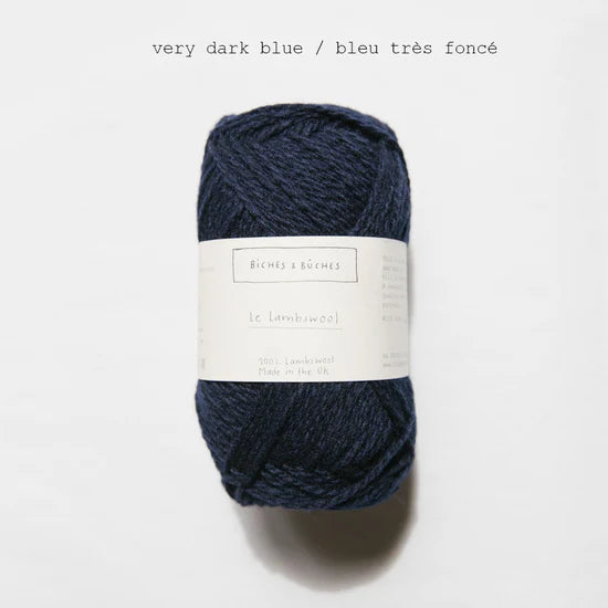 Le Lambswool: Very Dark Blue
