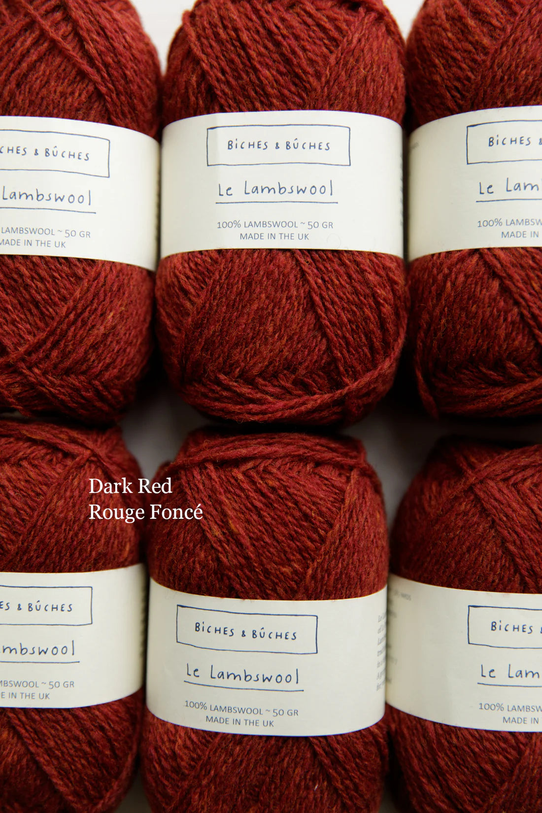 Le Lambswool: Dark Red