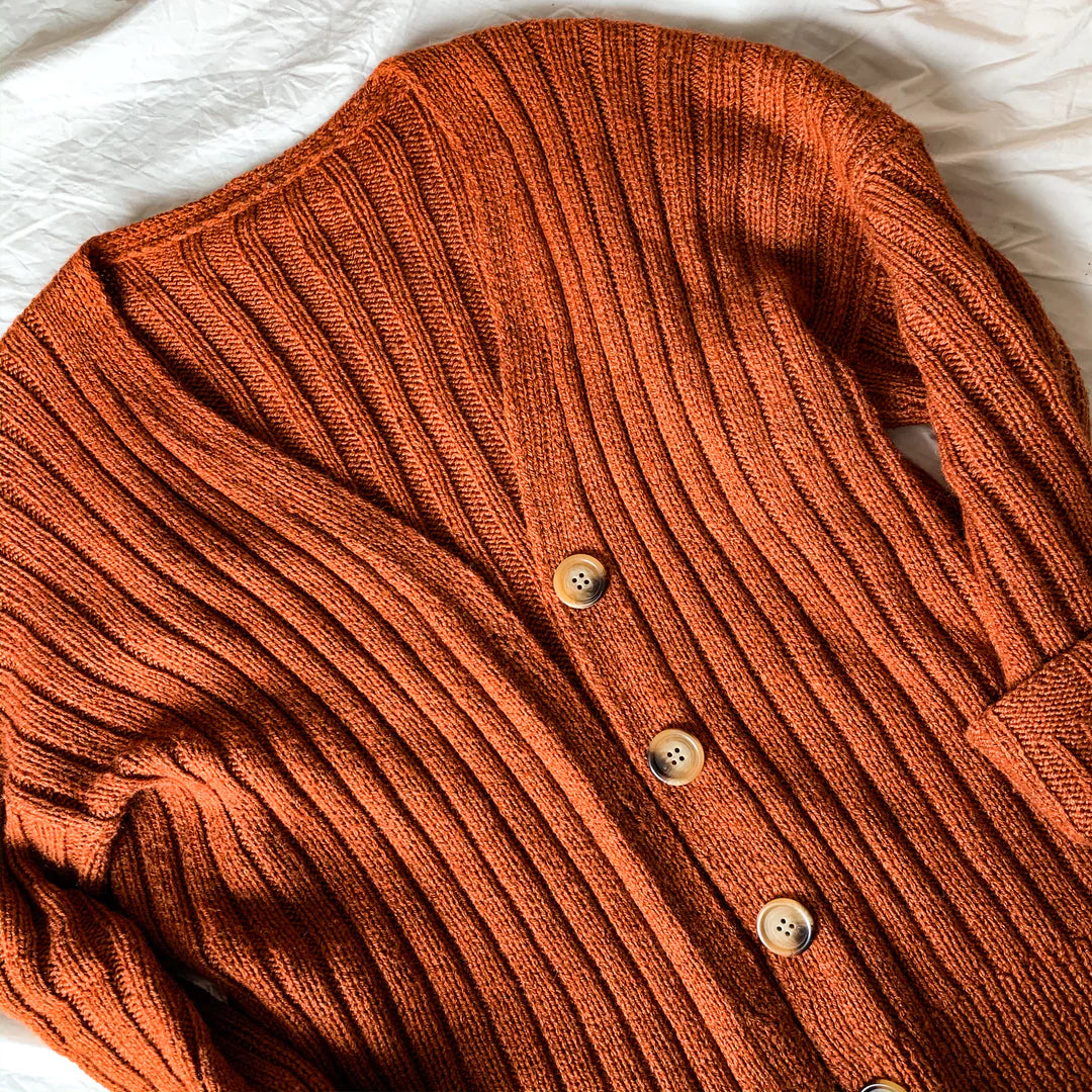 Basic Rib Cardigan