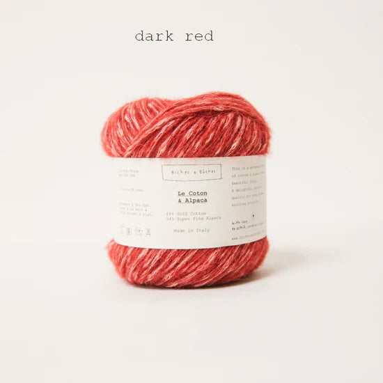 Le Coton & Alpaca: Dark Red