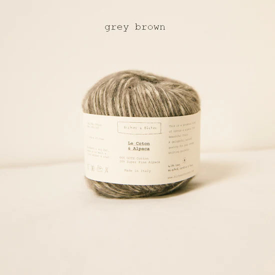 Le Coton & Alpaca: Grey Brown