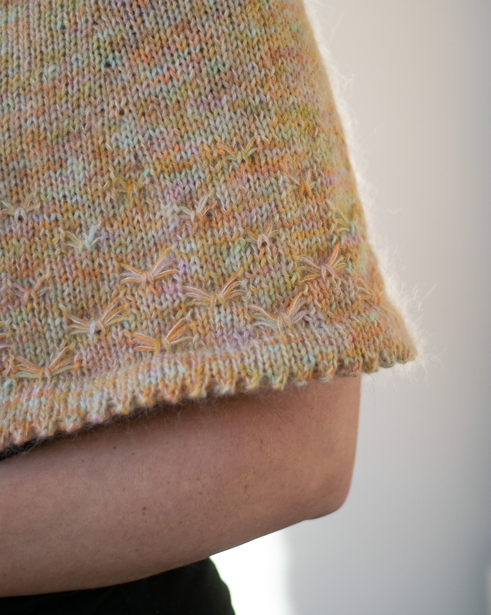 Lilac Poncho