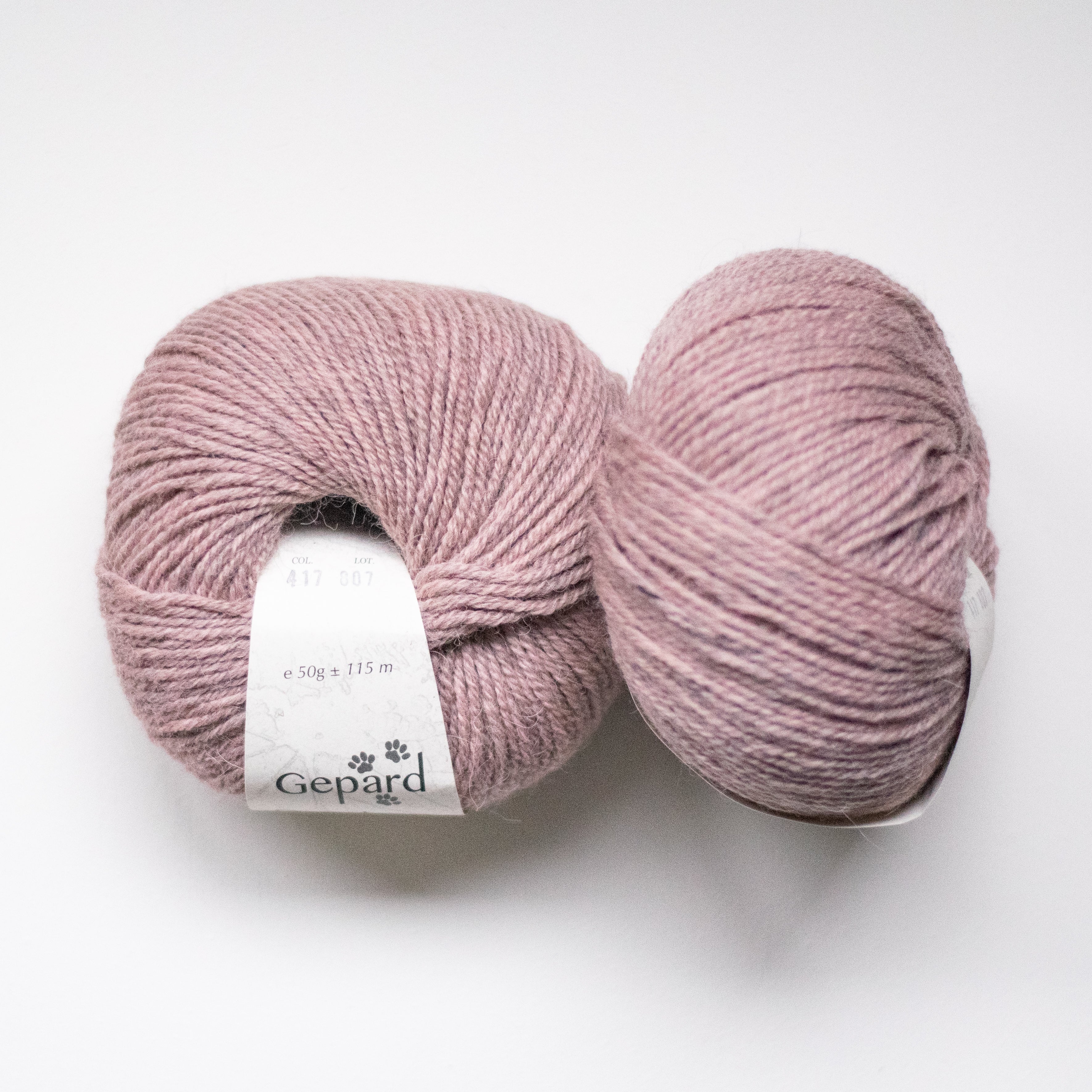 Pura Lana: Støvet rosa (417)