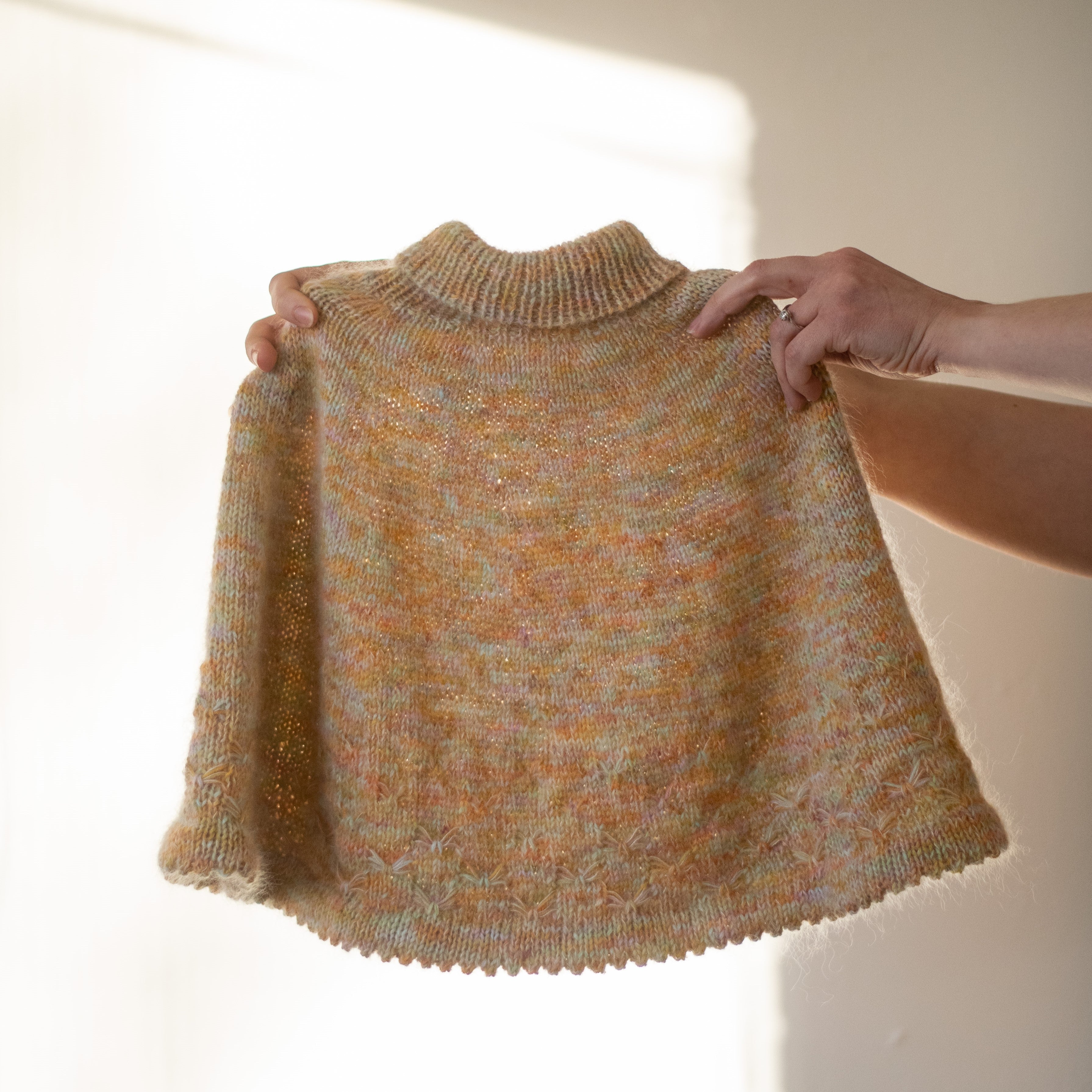 Lilac Poncho