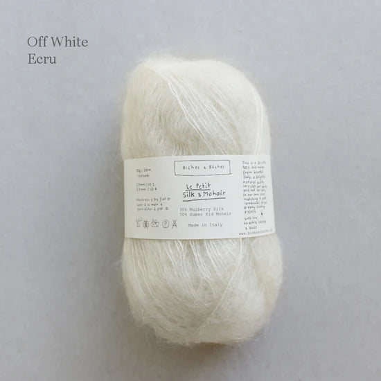Le Petit Silk & Mohair: Off White / Ecru