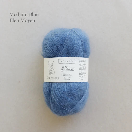 Le Petit Silk & Mohair: Medium Blue