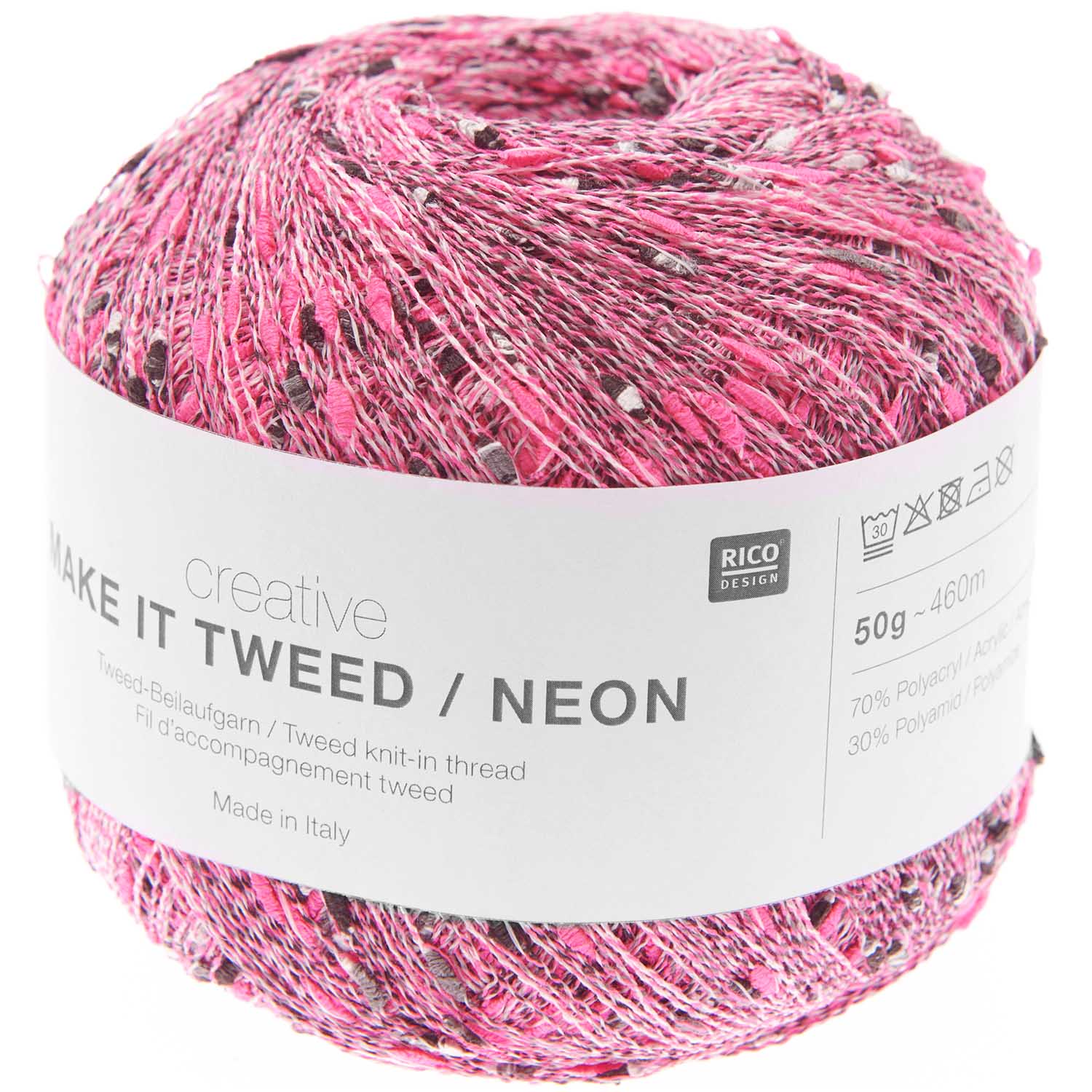 Make It Tweed / Neon: Fuchsia (002)