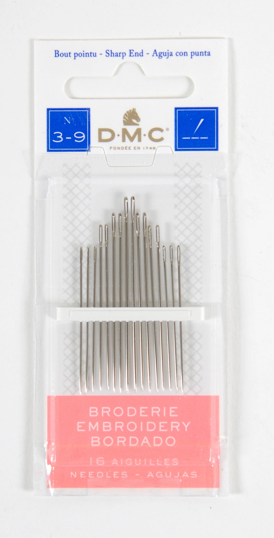 Broderinåle, str 3-9