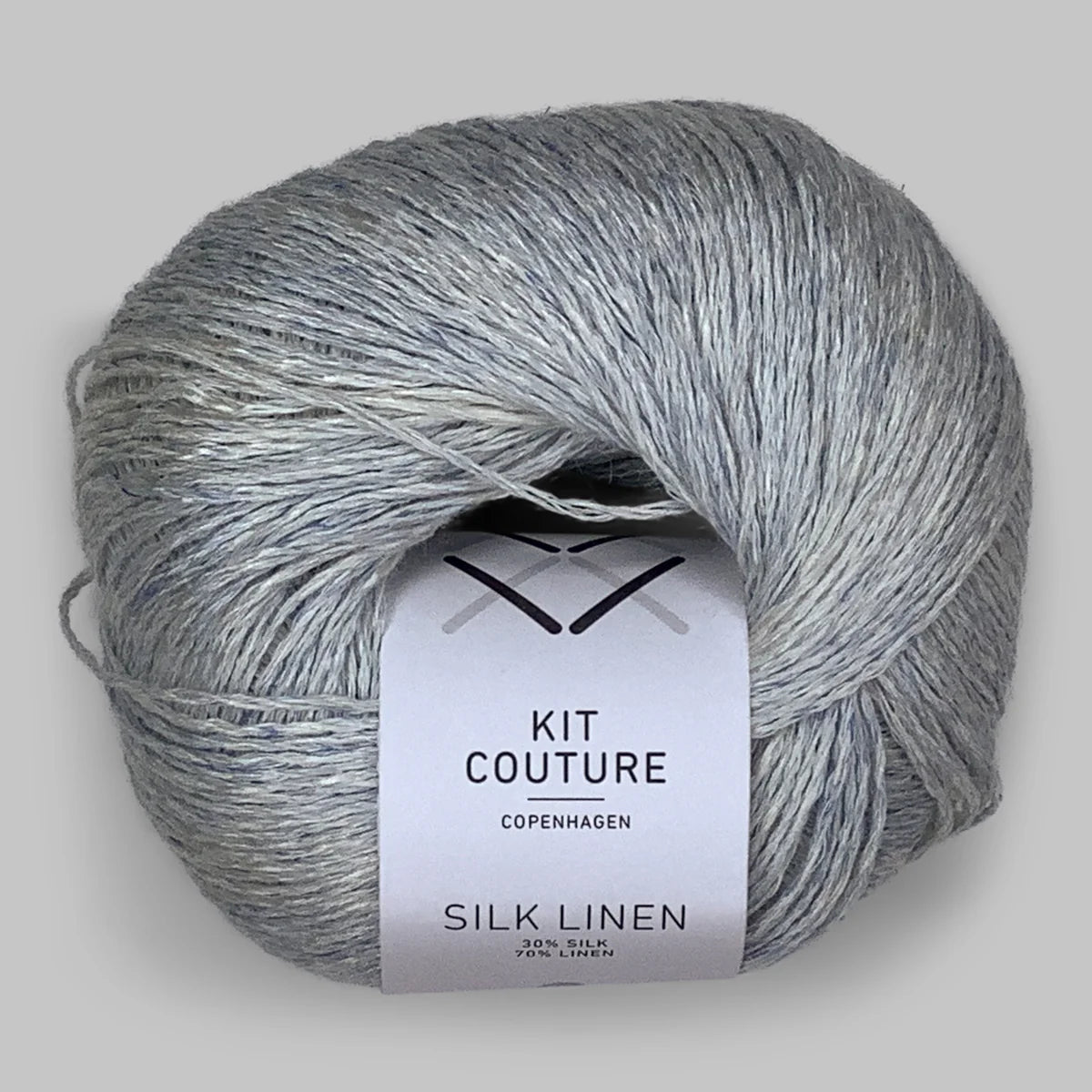 Silk Linen: Isblå (5838)