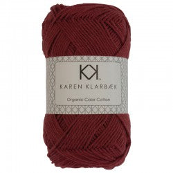 Organic Cotton 8/4: Dark Brick Red (0035)