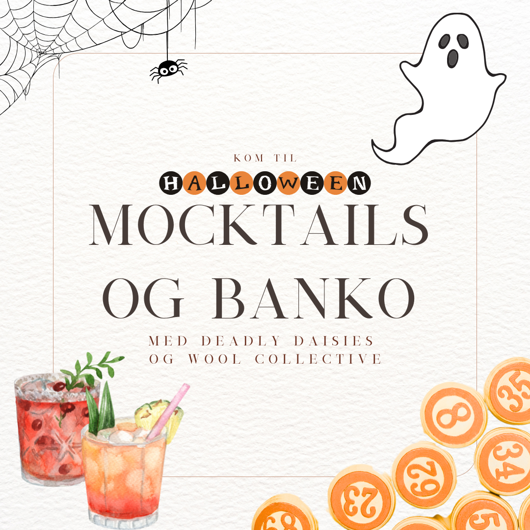 Halloween: Mocktails og banko, 30. oktober kl 18-21