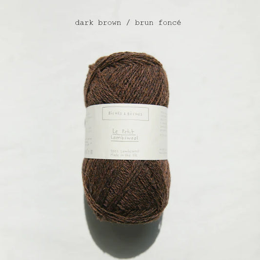 Le Petit Lambswool: Dark Brown