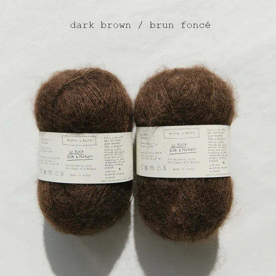 Le Petit Silk & Mohair: Dark Brown