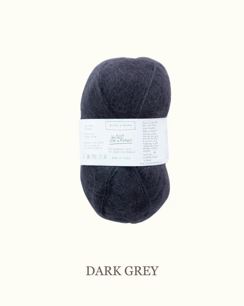 Le Petit Silk & Mohair: Dark Grey