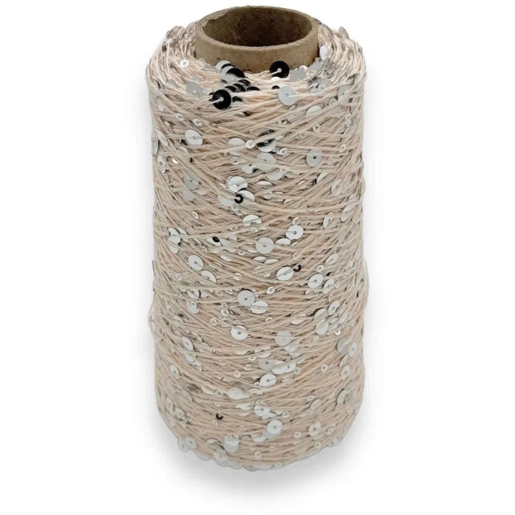 Pailletgarn: Elfi Silver