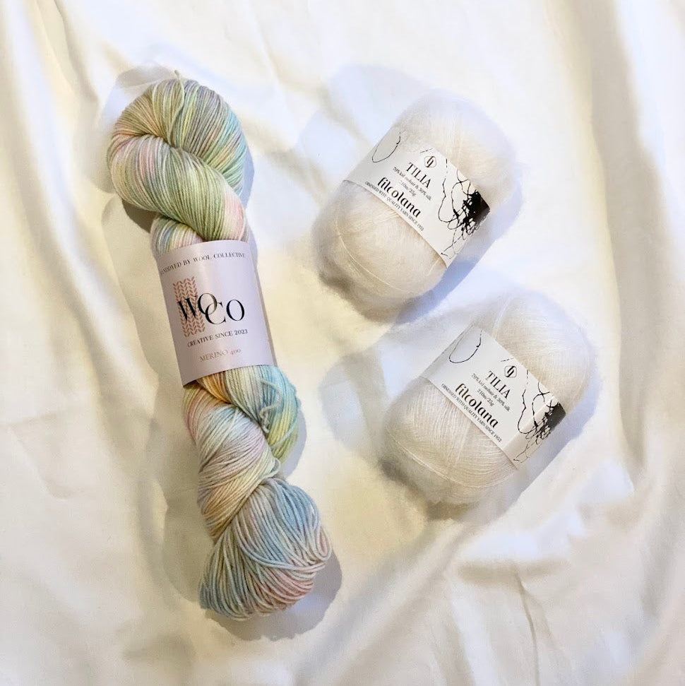 Kit til The WoCo Scarf: Floral Fiona