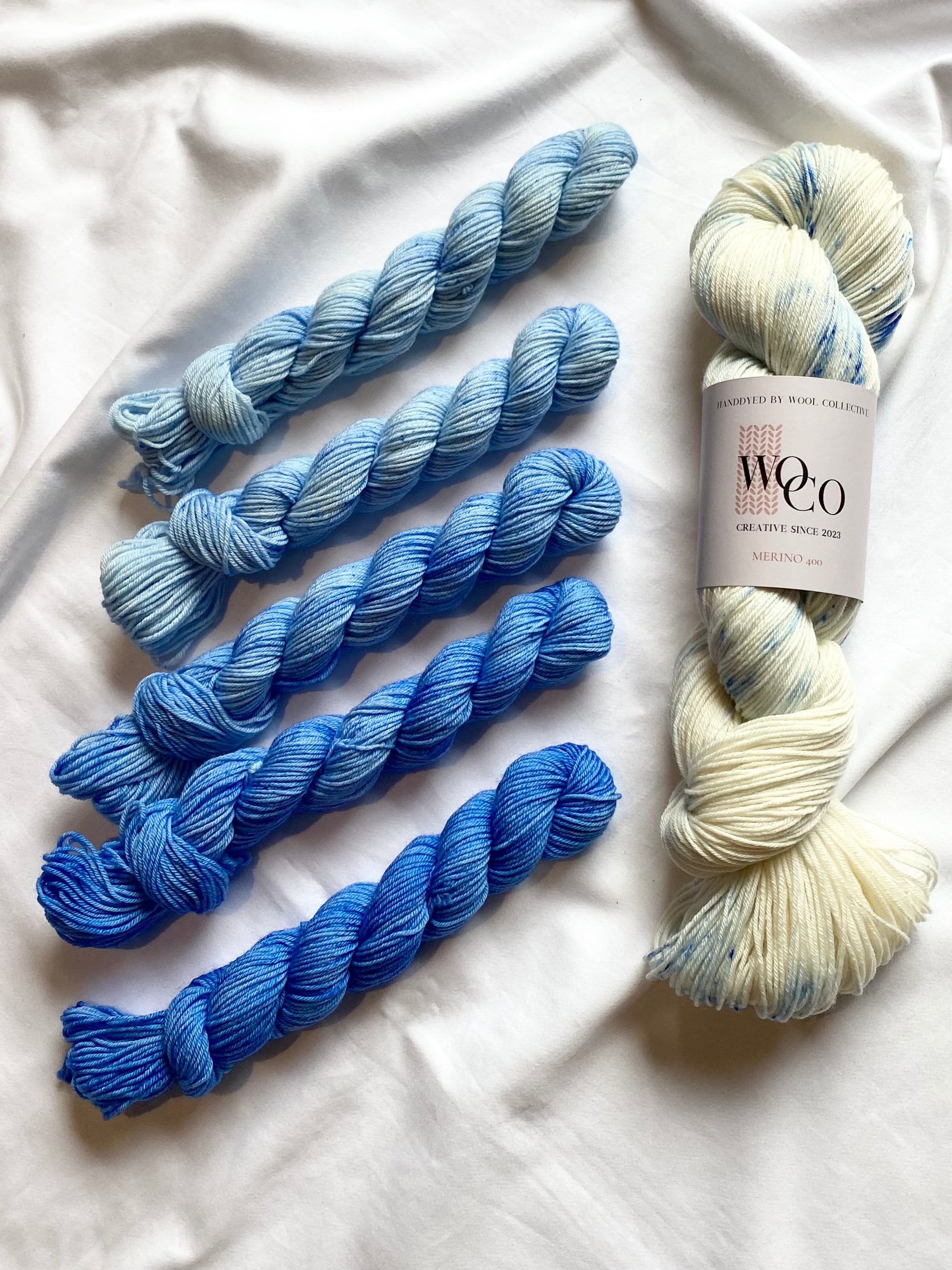 Kit til Midsommersjalet: Blue Orchid