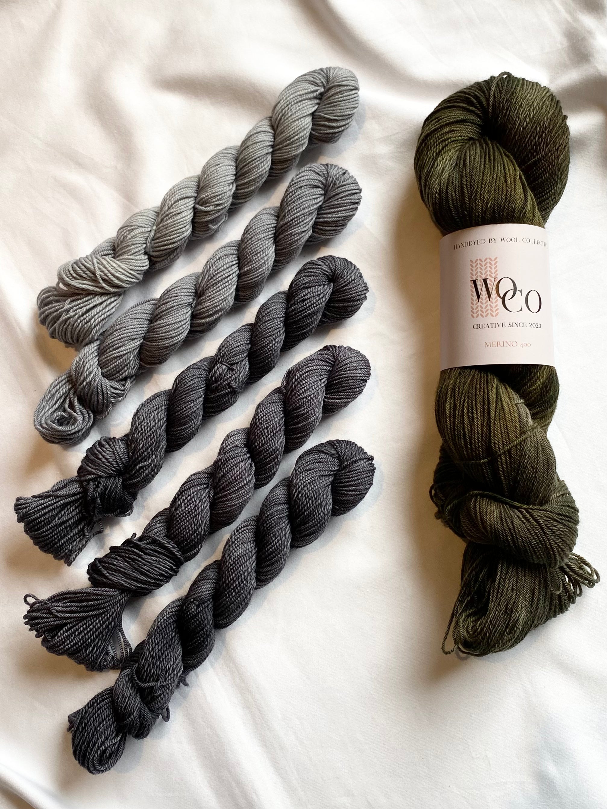 Kit til Midsommersjalet: Charcoal Lane