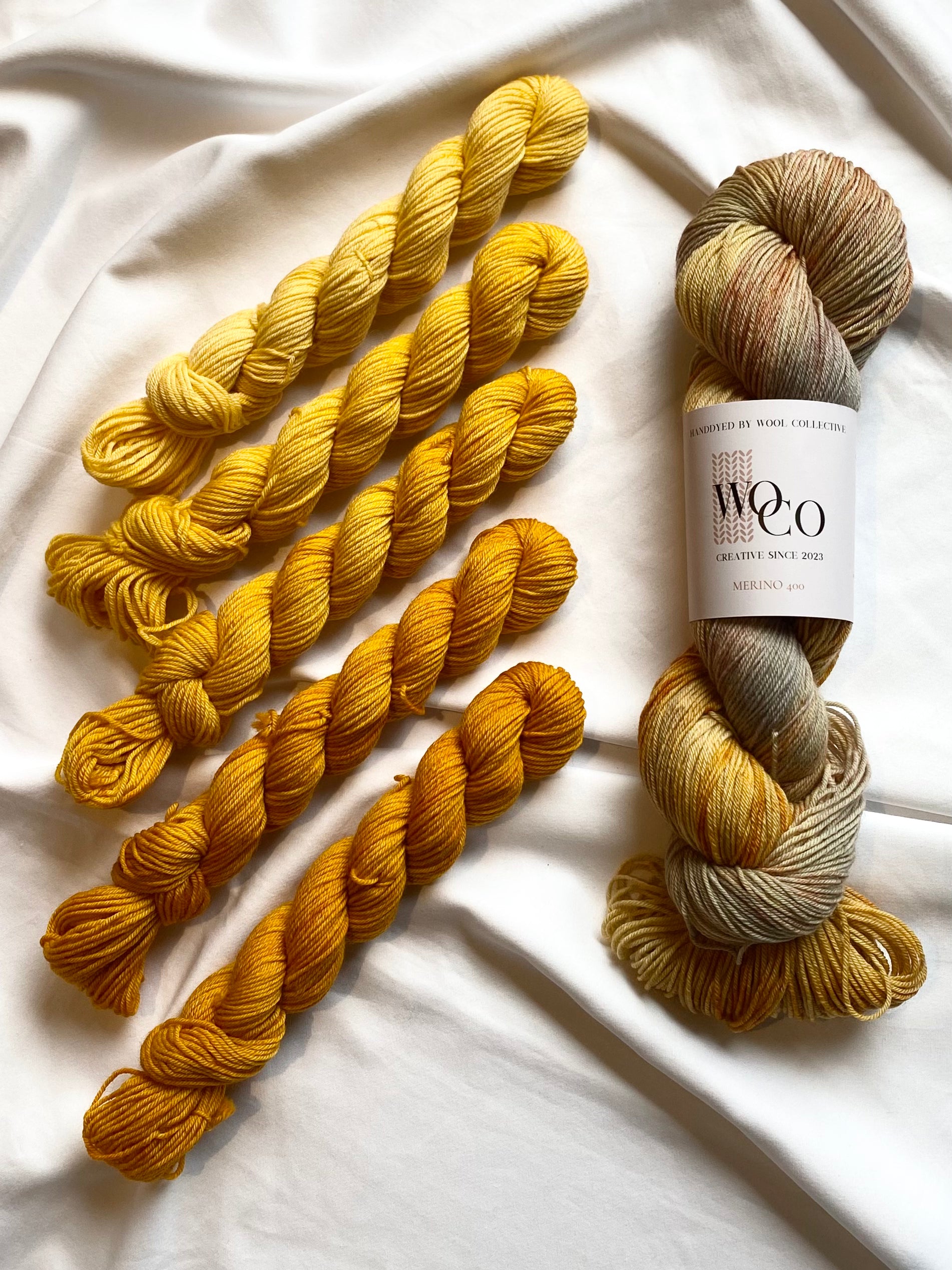 Kit til Midsommersjalet: Mellow Yellow