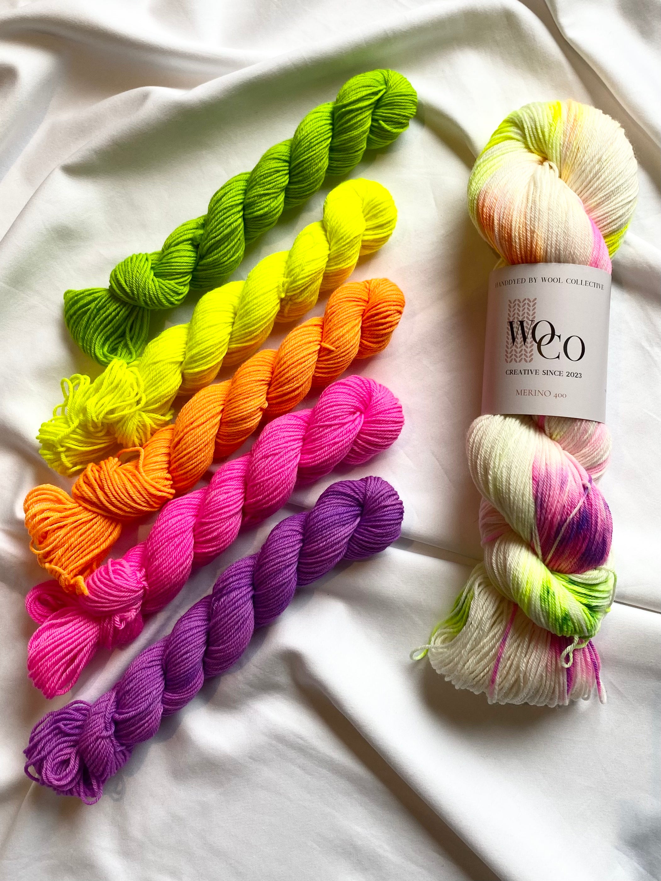Kit til Midsommersjalet: Neon Lights