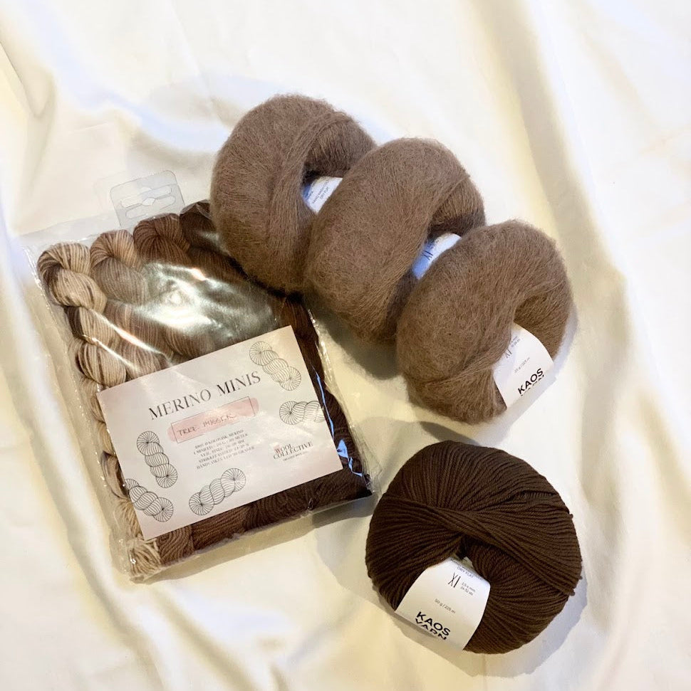 Kit til The WoCo Scarf: Treehugger